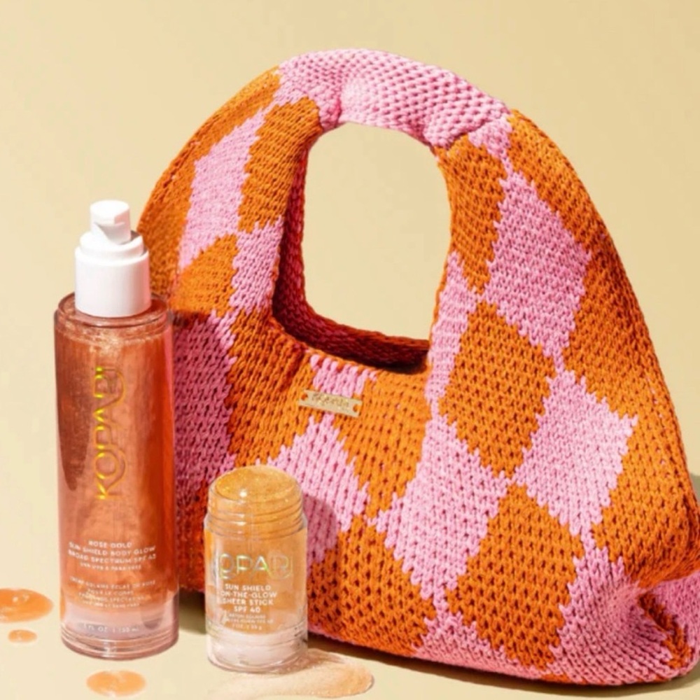 Kopari limited edition Diamond Knit Bag